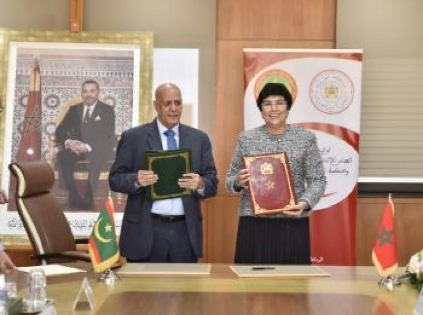 Signature d’un mémorandum d’entente entre la Cour des comptes du Royaume du Maroc et la Cour des comptes de la République Islamique de Mauritanie